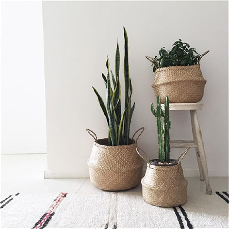 100% Handmade Bamboo Storage Basket