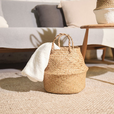100% Handmade Bamboo Storage Basket