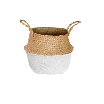 100% Handmade Bamboo Storage Basket